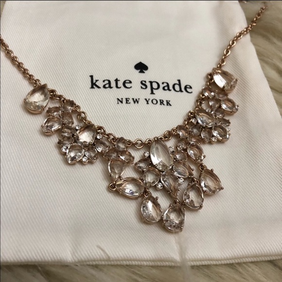 kate spade Jewelry - Kate Spade ♠️ Rose Gold Chandelier Necklace